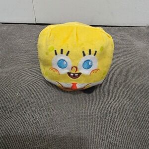 TeeTurtle x Nickelodeon SpongeBob Reversible Plushie Happy Sad Mood Toy Yellow